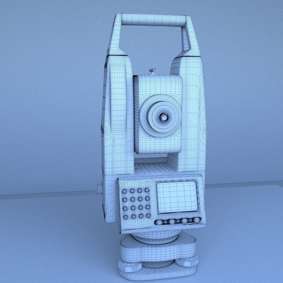 Total Tacheometer 3D - TurboSquid 1274240