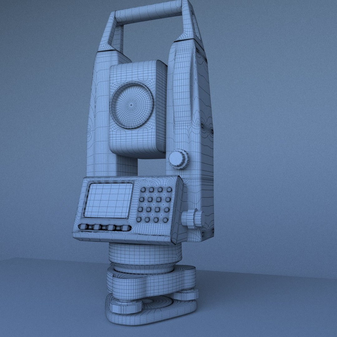 Total Tacheometer 3D - TurboSquid 1274240