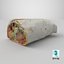 3D model Burrito Half 02