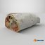 3D model Burrito Half 02