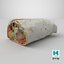 3D model Burrito Half 02