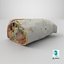 3D model Burrito Half 02