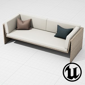 Dedon Slimline Sofa UE4