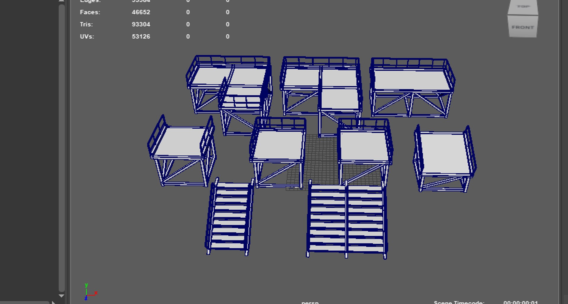 Modular Platform 3D Model Model - TurboSquid 2461806