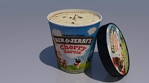cherry garcia ice cream 3D