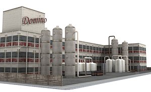 factory building 3d model