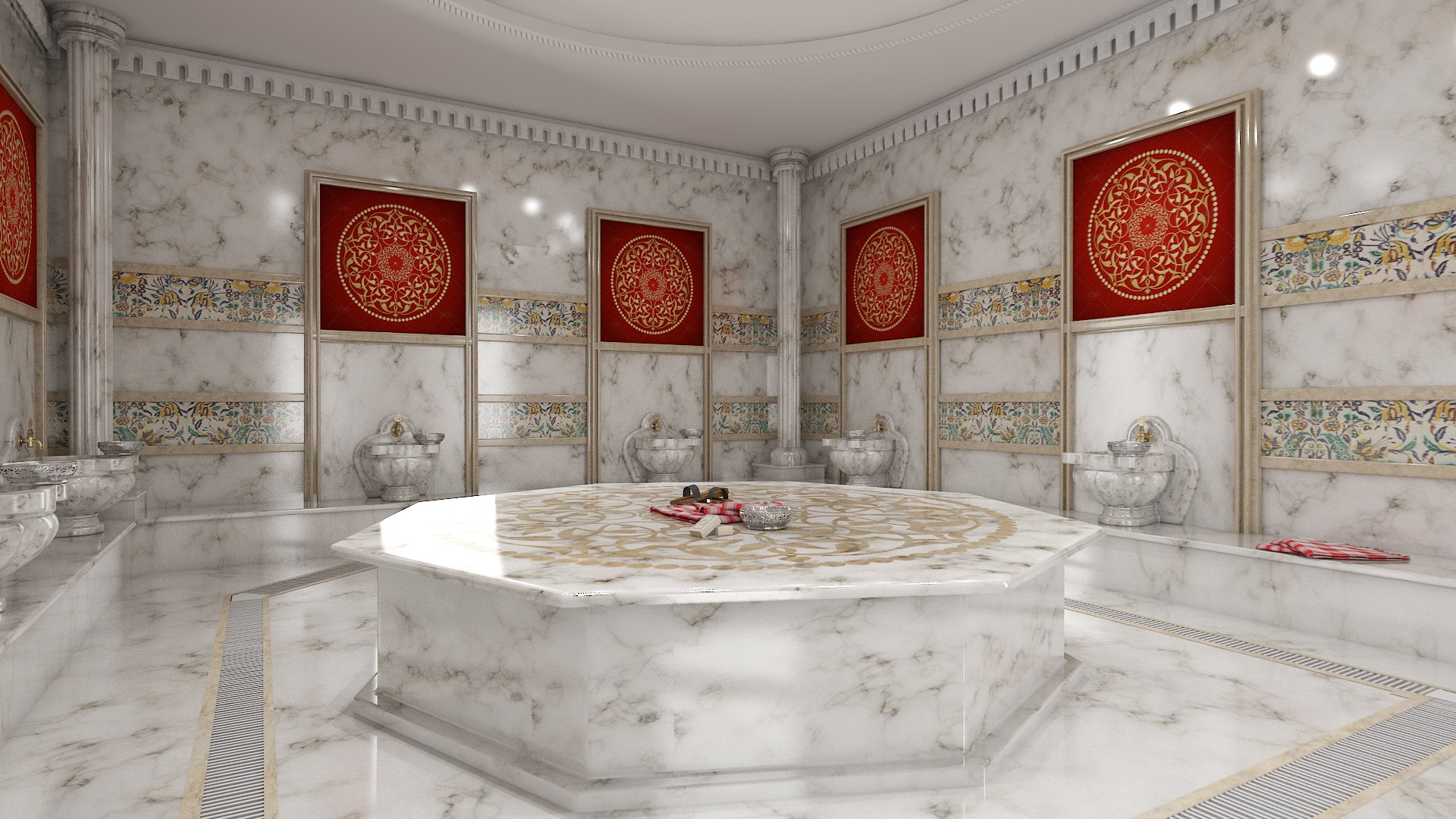 Turkish Bath 3D Model TurboSquid 1961488