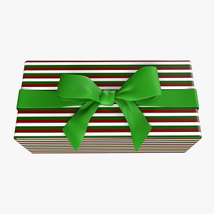 ribbon bow gift animation 3D
