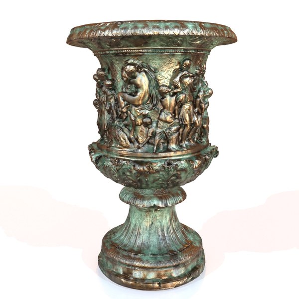 scanned photogrammetry metallic 3d obj