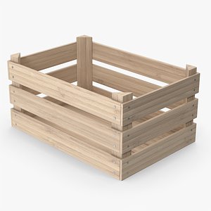 3D model Wooden Crate