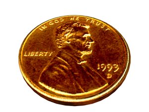 lwo penny coin
