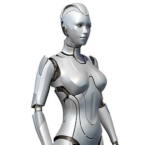 Female Cyborg Robot