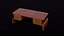 Silla De Madera Con Mesa De Centro