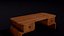 Silla De Madera Con Mesa De Centro