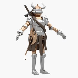 Medieval Knight 02 Not Rigged 3D model