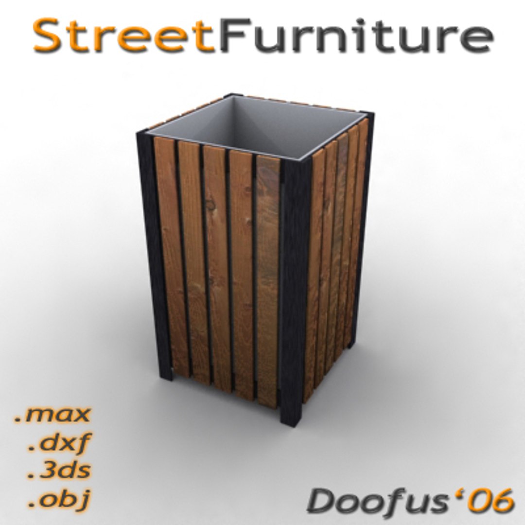 street furniture - 3d model https://p.turbosquid.com/ts-thumb/57/jhB5lK/QB5s681j/bin01/jpg/1136760289/1920x1080/fit_q87/dbc67bd015c19b177a2d7ad034e278d50b08b945/bin01.jpg