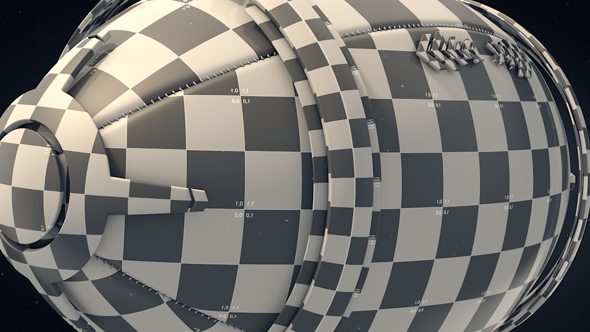 American Football Ball Concept 3d Model