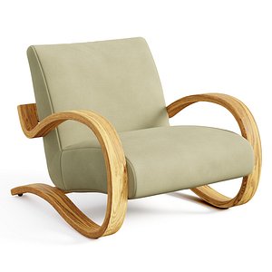 Herbin Leather Lounge Chair model
