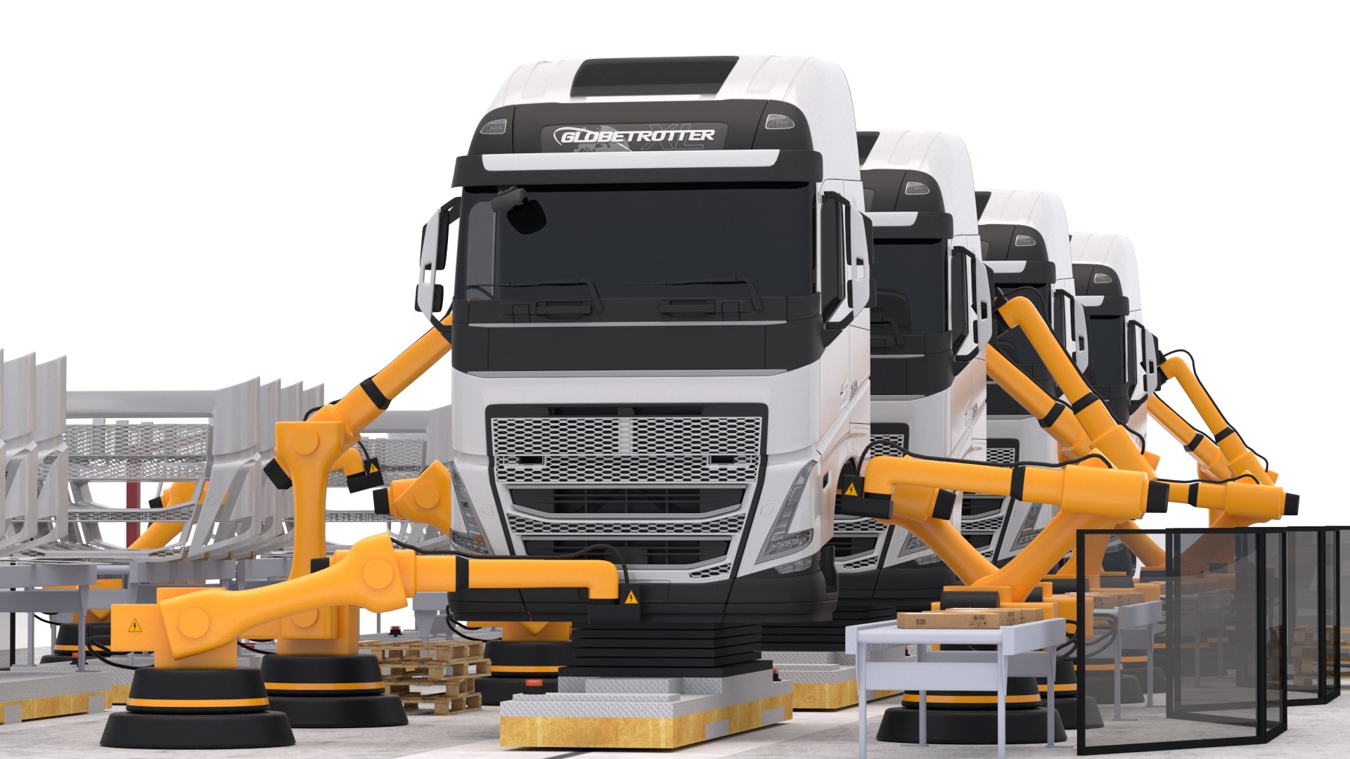 Truck Factory Model - TurboSquid 2072964