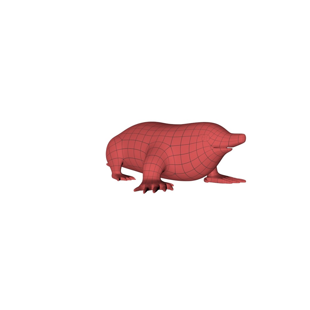 Base Mesh Mole 3d C4d