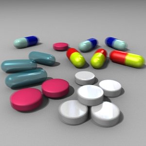 medicine pills 3d 3ds