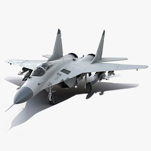 3D MiG 29 Fighter Aircraft with X-31PM Supersonic Missile