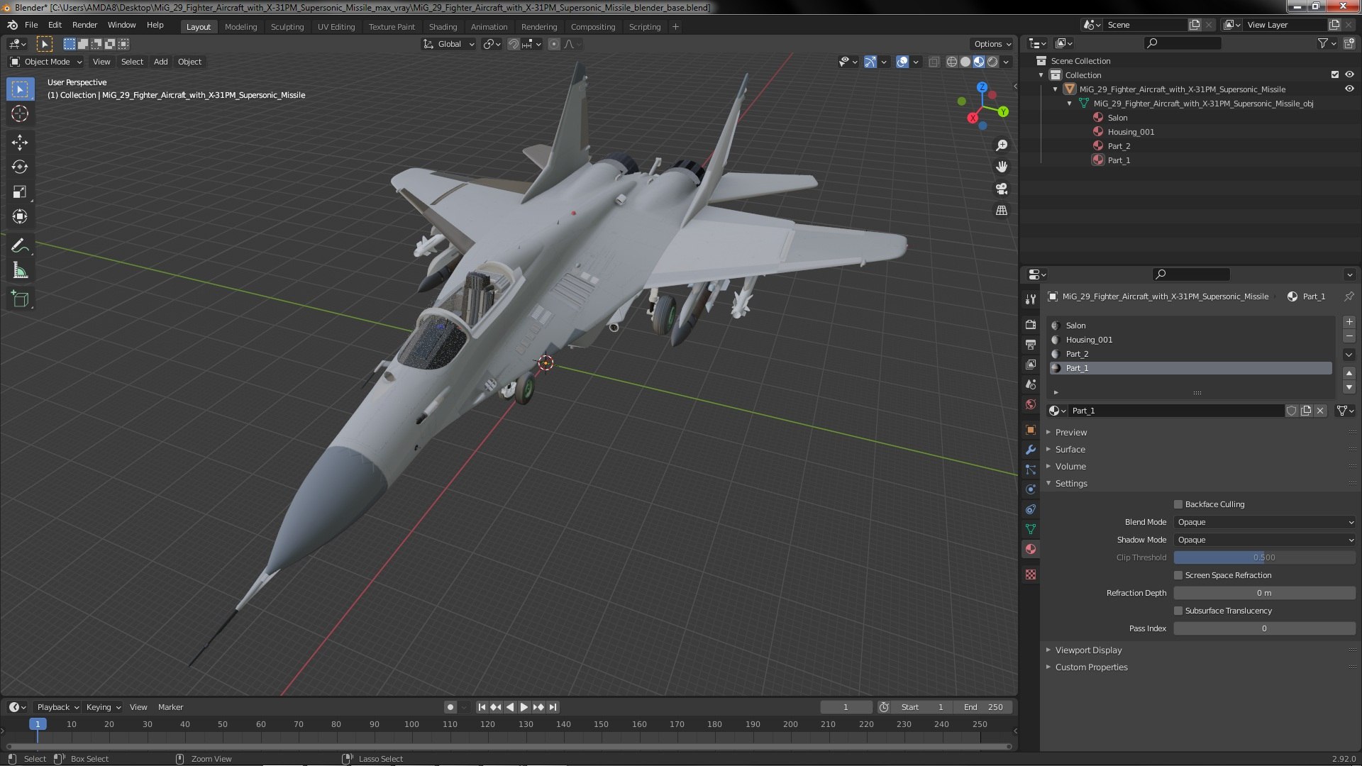 3D MiG 29 Fighter Aircraft with X-31PM Supersonic Missile https://p.turbosquid.com/ts-thumb/57/ysFJNE/TU/mig29fighteraircraftwithx31pmsupersonicmissilemb3dmodel053/jpg/1654763539/1920x1080/fit_q87/5ad78f243ae6f47966e8bb7696a42475fa7f93e3/mig29fighteraircraftwithx31pmsupersonicmissilemb3dmodel053.jpg