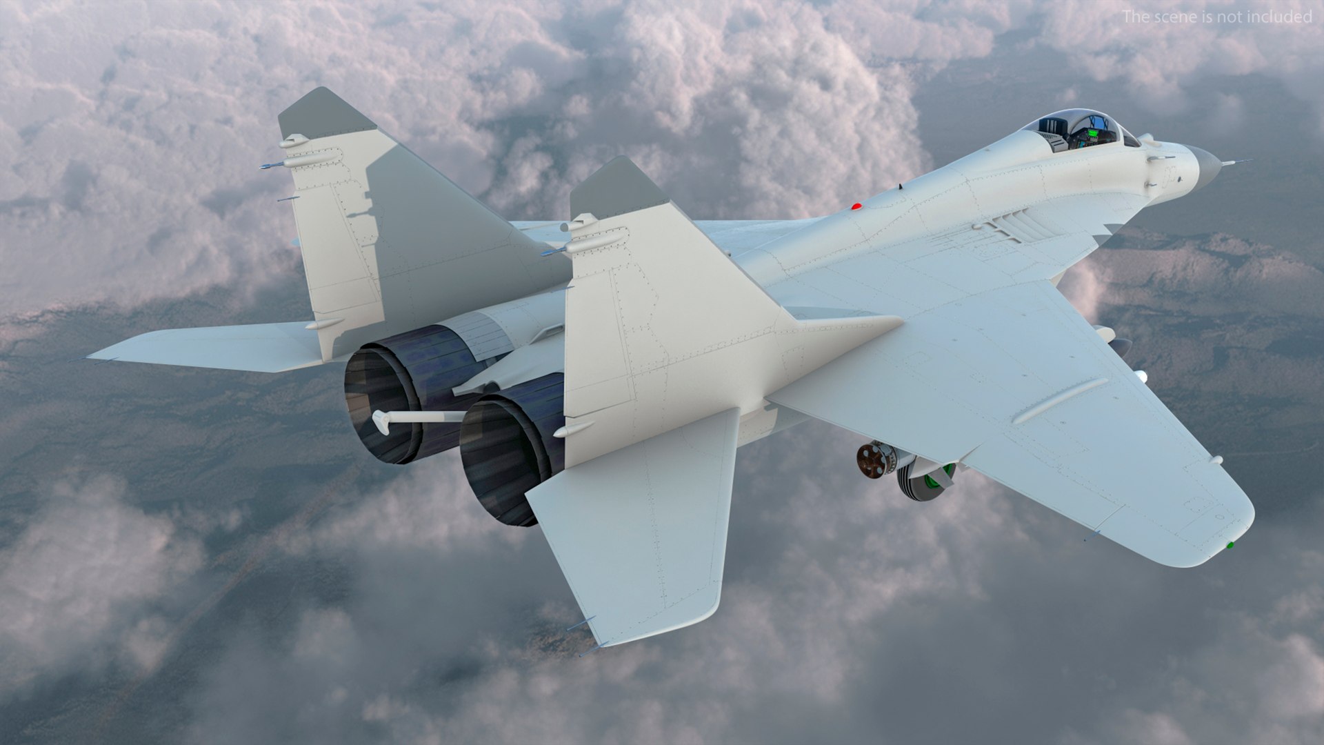 3D MiG 29 Fighter Aircraft with X-31PM Supersonic Missile https://p.turbosquid.com/ts-thumb/57/ysFJNE/go/mig29fighteraircraftwithx31pmsupersonicmissilemb3dmodel006/jpg/1654763371/1920x1080/fit_q87/9e71332fd70385240f4e7febd5fa0e28b93be97e/mig29fighteraircraftwithx31pmsupersonicmissilemb3dmodel006.jpg