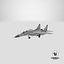 Kampfflugzeug MiG 29 mit Überschallrakete X-31PM