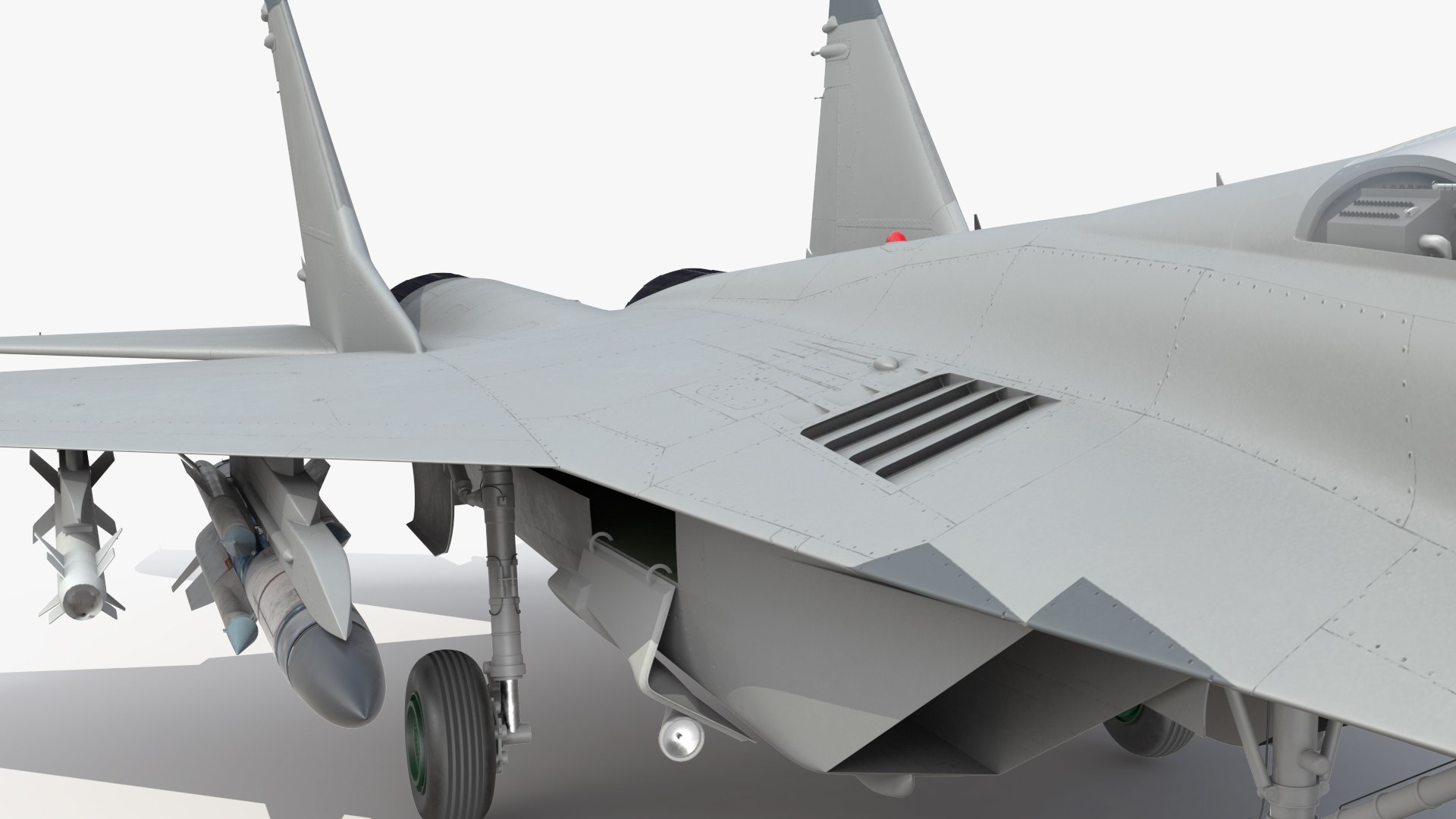 3D MiG 29 Fighter Aircraft with X-31PM Supersonic Missile https://p.turbosquid.com/ts-thumb/57/ysFJNE/vK/mig29fighteraircraftwithx31pmsupersonicmissilemb3dmodel039/jpg/1654763492/1920x1080/fit_q87/4547f3cee4d8d85f7d8dd3cd6d58bba2b04f5c27/mig29fighteraircraftwithx31pmsupersonicmissilemb3dmodel039.jpg