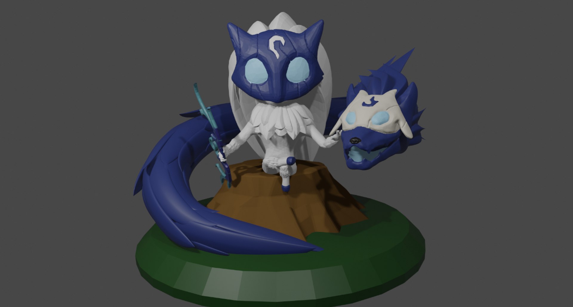 League of Legends キンドレッド フィギュア ジャンク Kindred figure - Etsy 日本