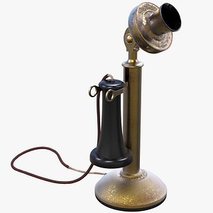 american bell telephone 3D model