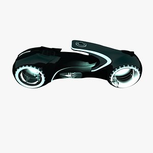 tron light bike 3d model