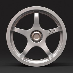 McLaren F1 GT Longtail Wheels 3D model