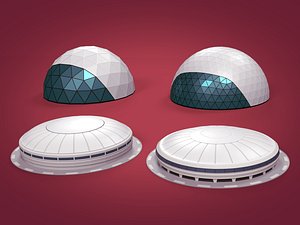 Generic Geodesic Dome - Building - Mall - Stadium - Museum - Commercial Center - Eco
