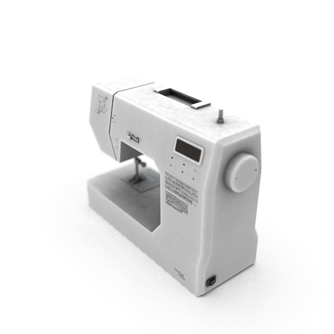 3D Sewing Machine TurboSquid 2021459