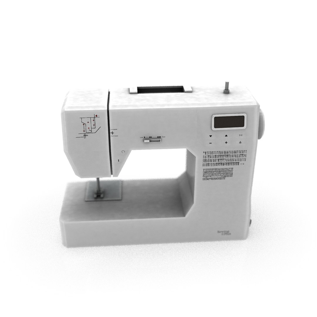 3D Sewing Machine TurboSquid 2021459