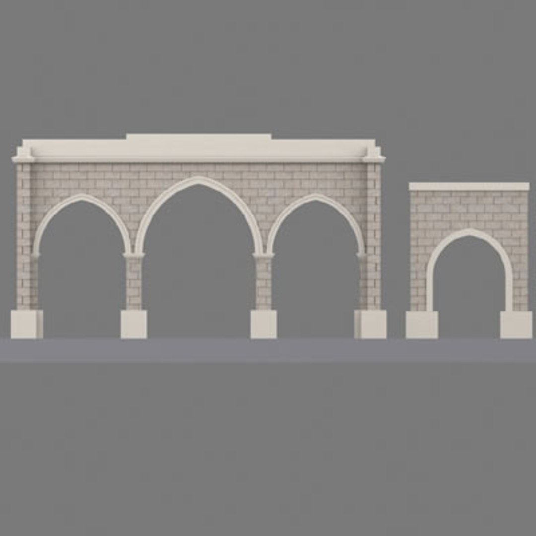 3d Model Gate Architectural