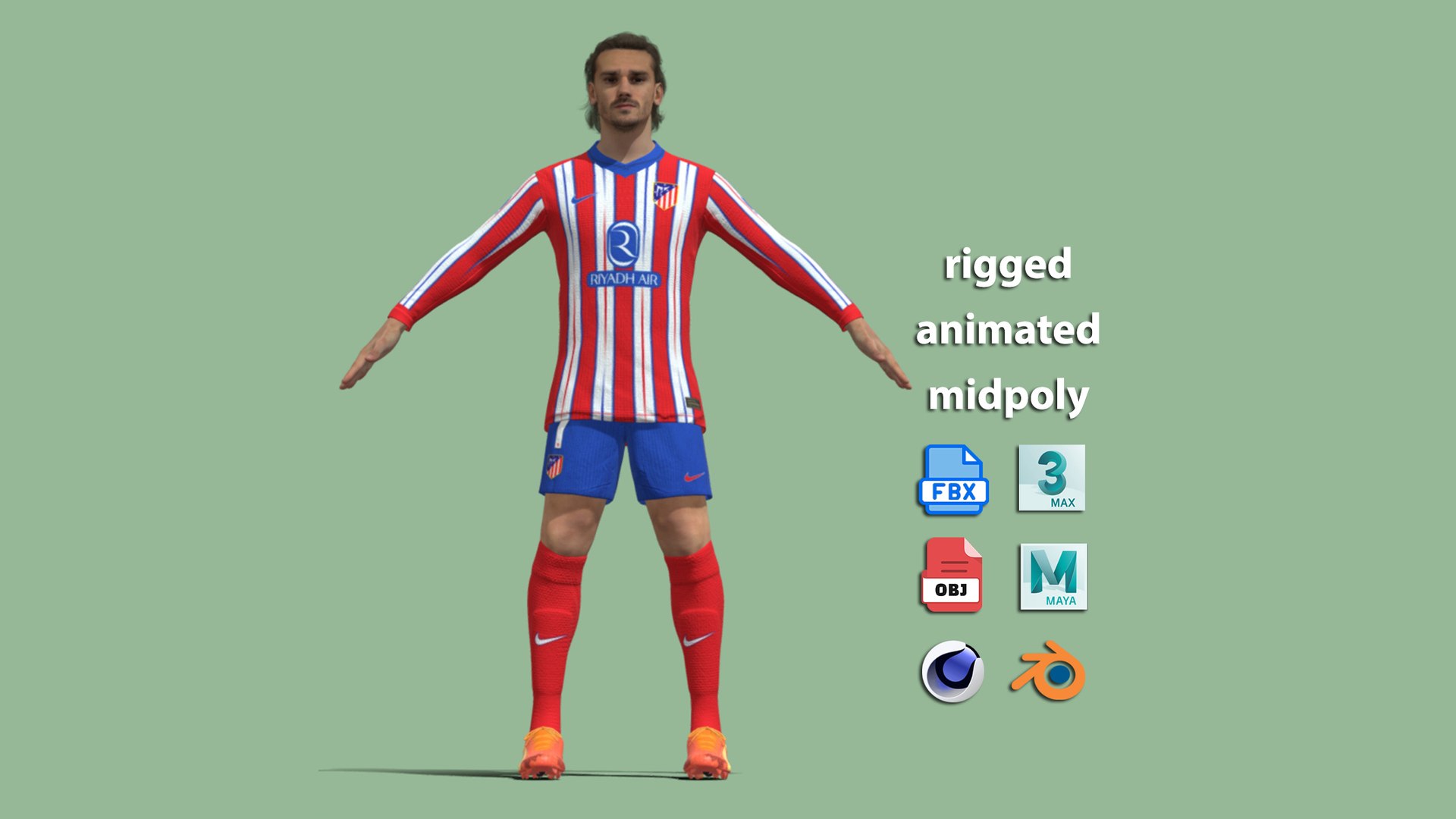 T-Pose Antoine Griezmann Atletico Madrid 24-25 3D model https://p.turbosquid.com/ts-thumb/58/B7URDe/Vv/a0/jpg/1733552788/1920x1080/fit_q87/e7f25b0b23d188d7dc4f53606a40d3326e0d5980/a0.jpg