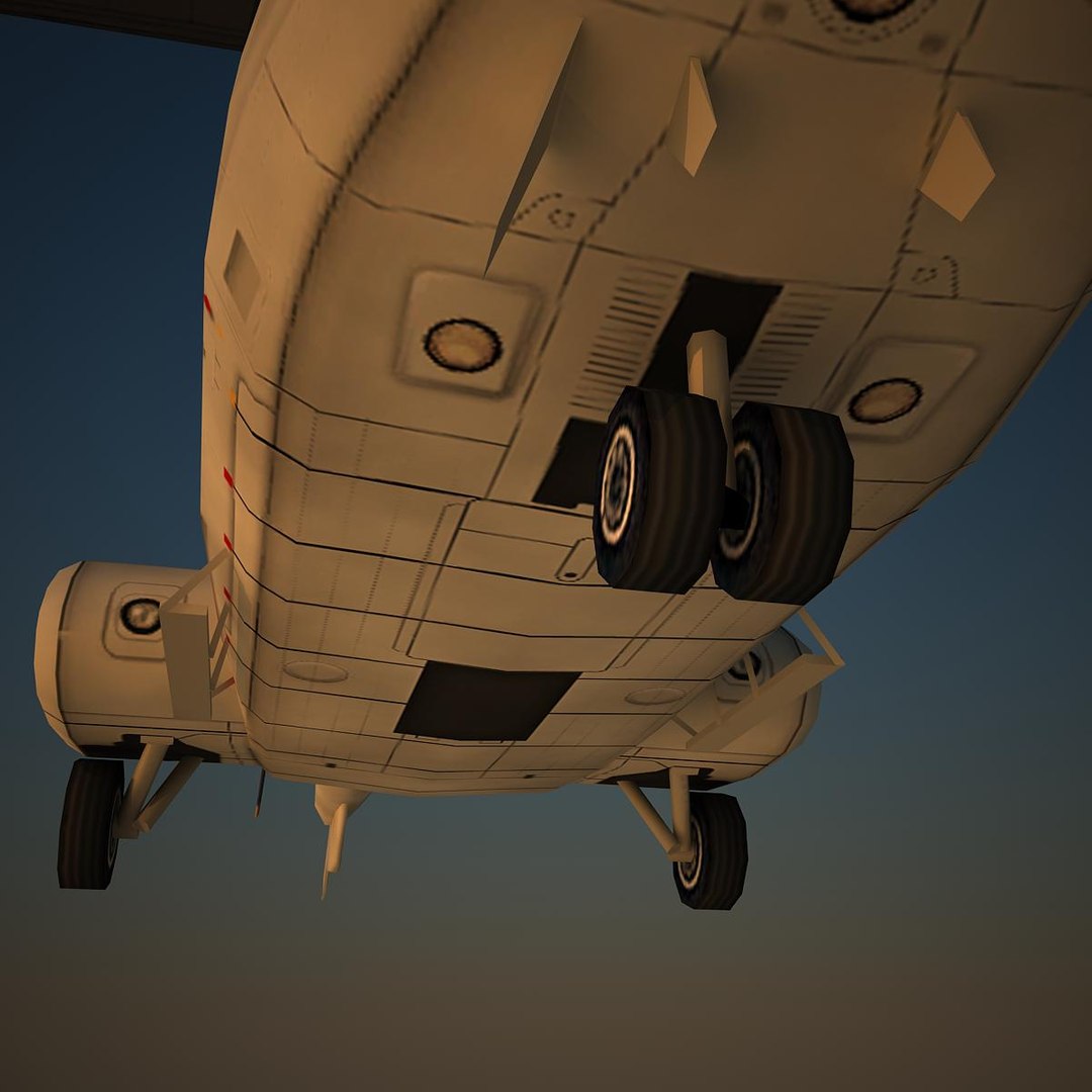 Aerospatiale As-332 Super 3d Model