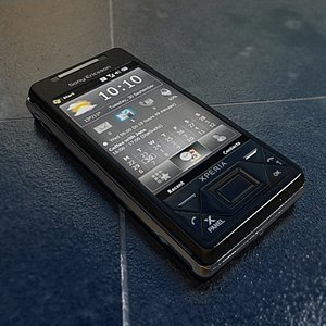 sonyericsson xperia x1 phone 3d model