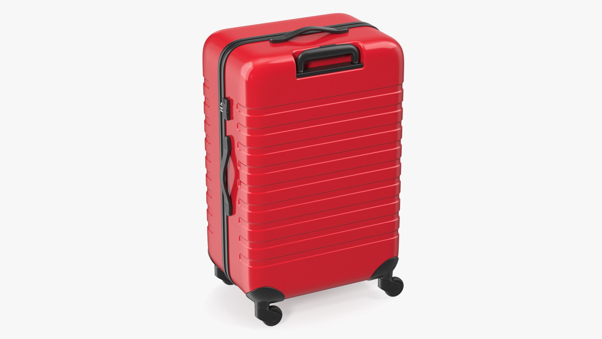Hard Shell Rolling Luggage 3D model preview