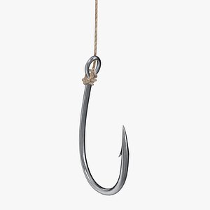 Fishing hook with line