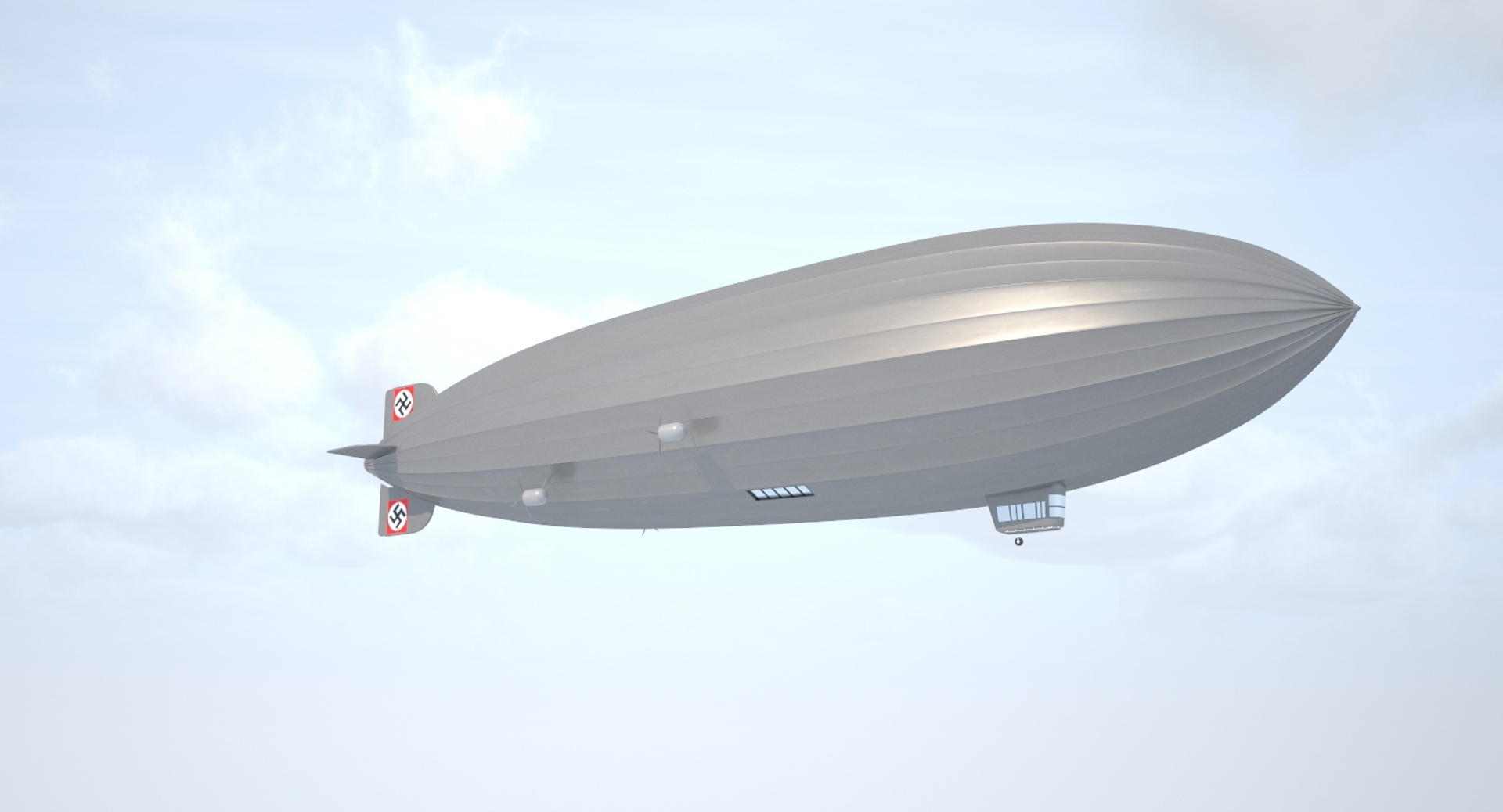 3d Hindenburg Zeppelin Turbosquid 1207387