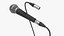 3D Shure Sm58 and clamp A25D with Neutrik XLR cable