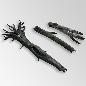fallen trees lowpoly