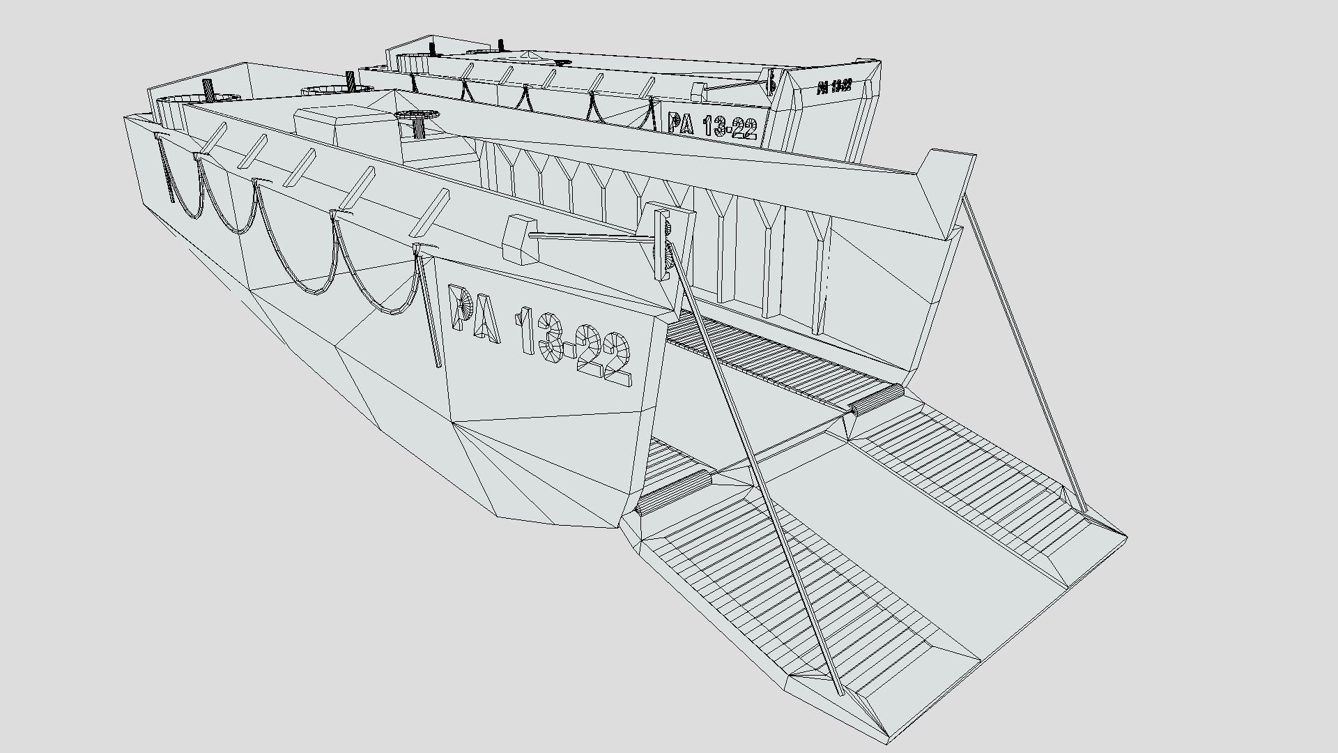 LCVP Landing Boat 3D Model - TurboSquid 2153851