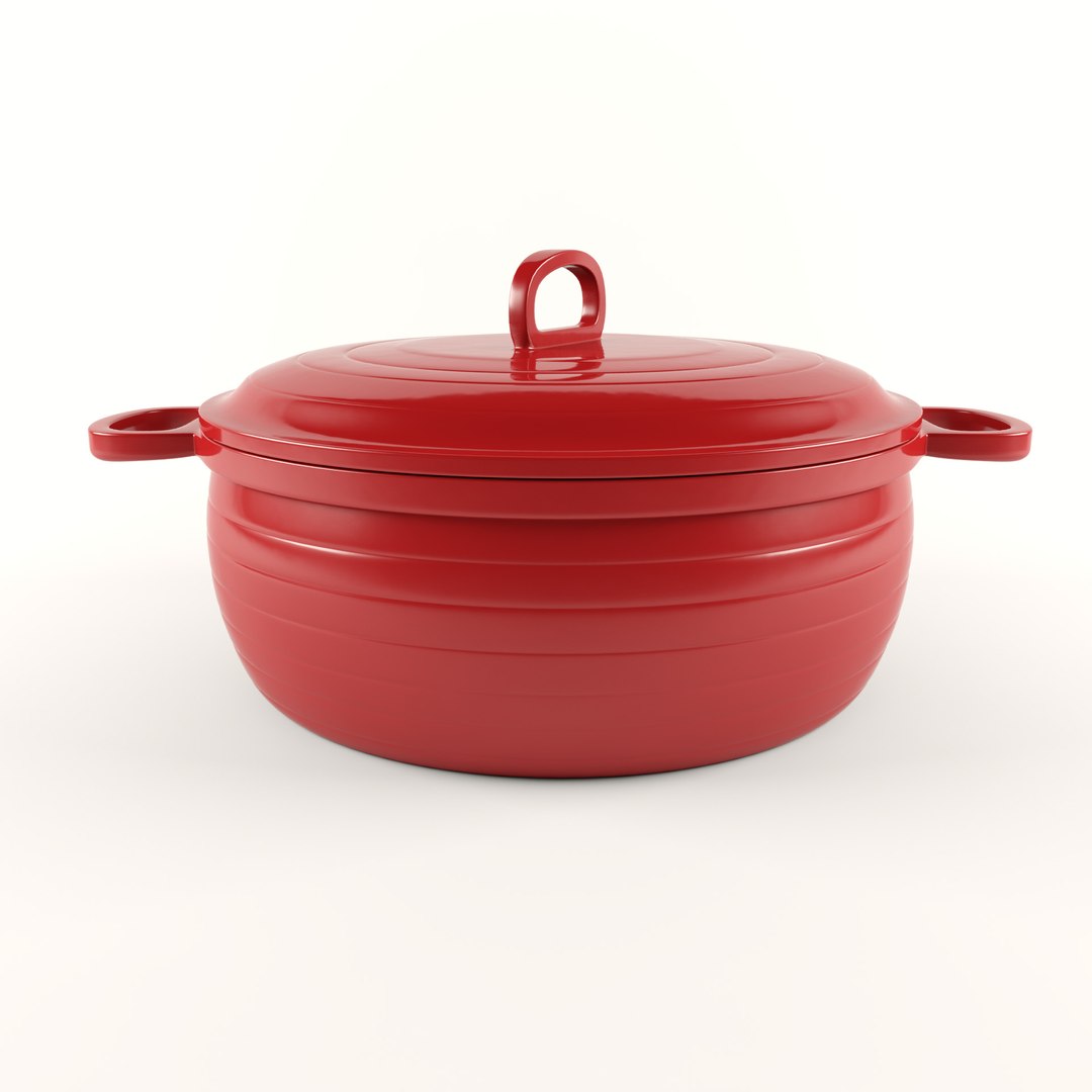 Cooking ceramic pot model TurboSquid 1508467