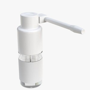 oropharyngeal spray bottle 2 3D model
