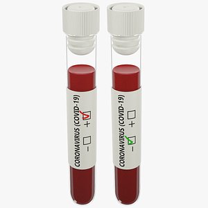 Coronavirus Test Tubes Collection V1